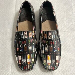 Robert Graham Wave Driver Wine  Leather Loafer Slip On Mens Size 10.5 NWOB